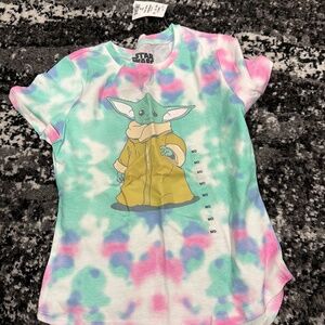 Disney The Child tie dye t shirt